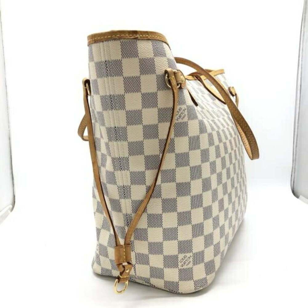 LOUIS VUITTON Neverfull MM M51107 Damier Azur Tote Bag Louis Vuitton - Picture 3 of 10
